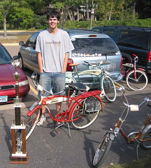 1956 B.F.Goodrich Schwinn Hornet Bicycle with trophy