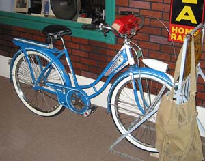 1940 Columbia Westfield bike with Motorola Radio