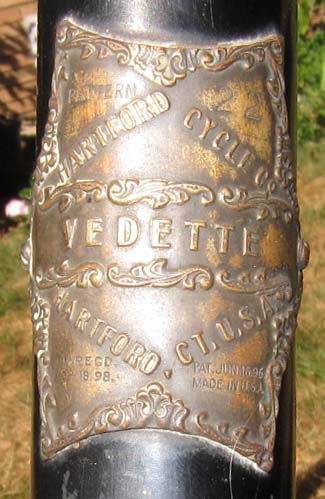 1800s Hartford Cycle Company 'Vedette' bicycle