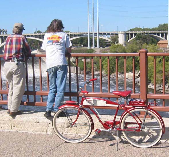 1955 Huffy RadioBike Bicycle with trophy