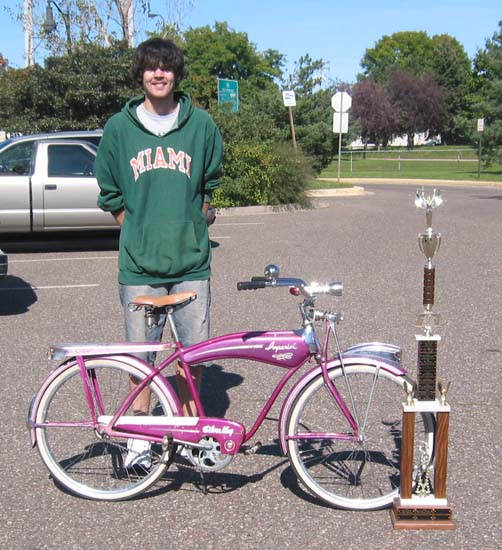 1955 Monark Imperial Bicycle with trophy