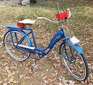 1956 Monark Silver King Coronet with Darb Bicycle Radio