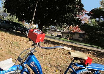 1956 Monark Silver King Coronet with Darb Bicycle Radio