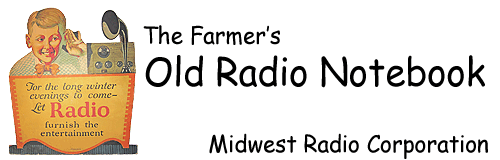 The Farmer's Old Radio Notebook Logo