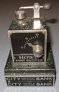 Howe National City Bank radio