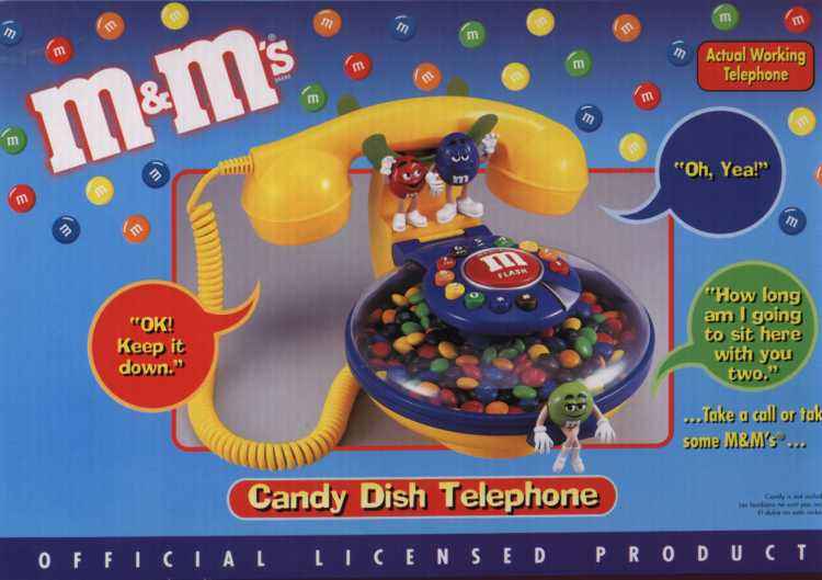 M&M Candy Dish Telephone