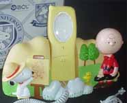 Snoopy and Charlie Brown with Bank