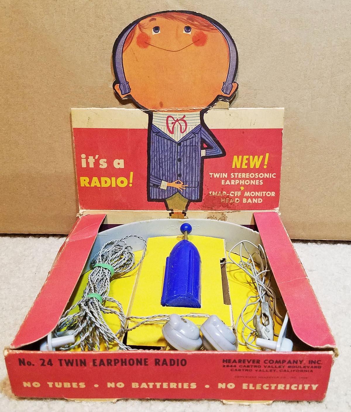 Hearever No. 24 Twin Earphone Radio