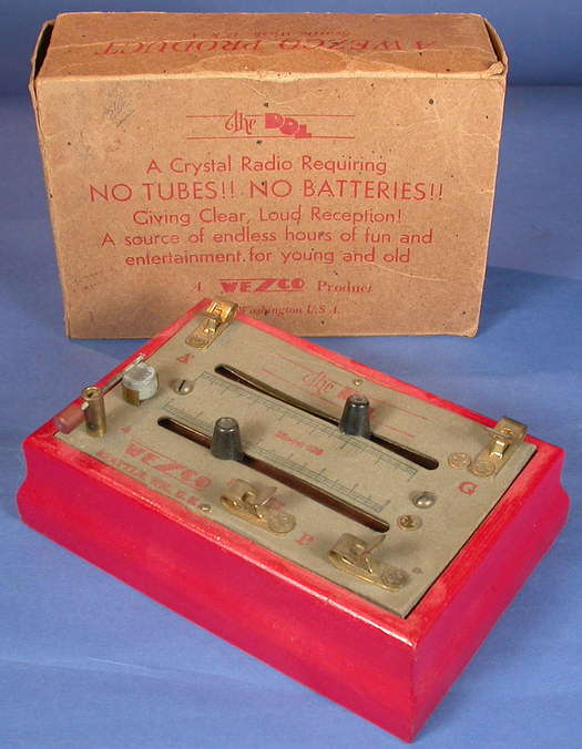 Wezco crystal radio